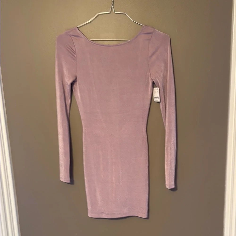 NWT Free People Intimately Call Me Later Long Sleeve Slip Dress. - Picture 3 of 6